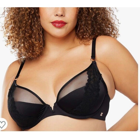 Savage X Fenty Other - Savage X Savage Not Sorry Microfiber & Lace Half Cup Bra Size 42DD New With Tags